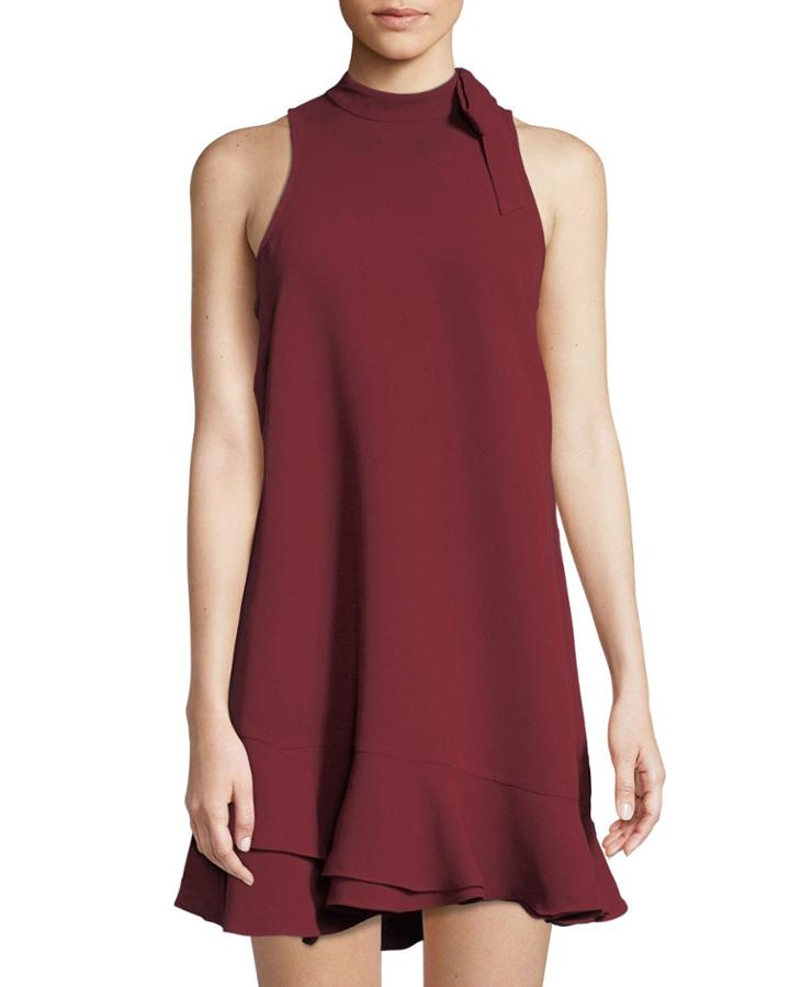 Grace High-neck A-line Dress