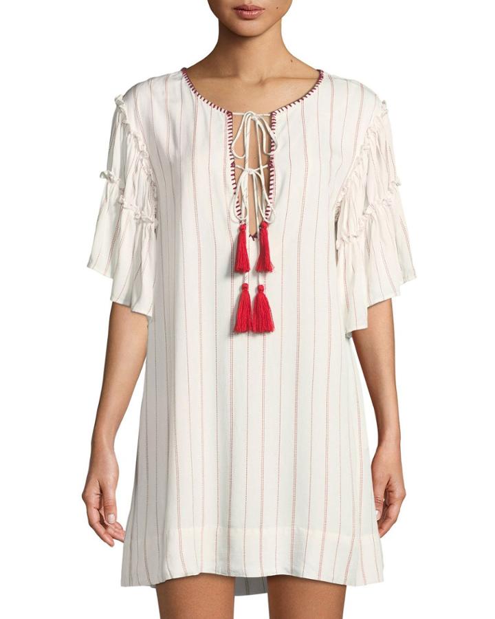 Tassel-tied Striped