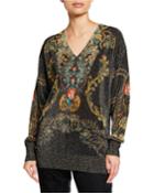 Shimmer V-neck Tunic