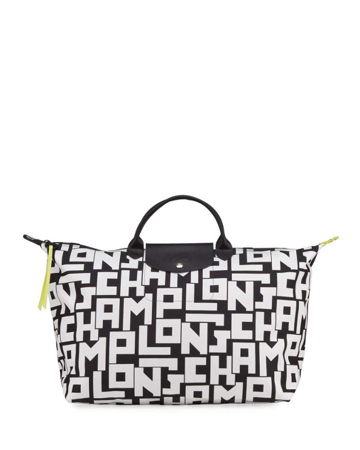 Le Pliage Lgp Xl Logo-print Travel Tote Bag