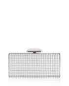 Soft-sided Rectangle Clutch With Enamel Dots