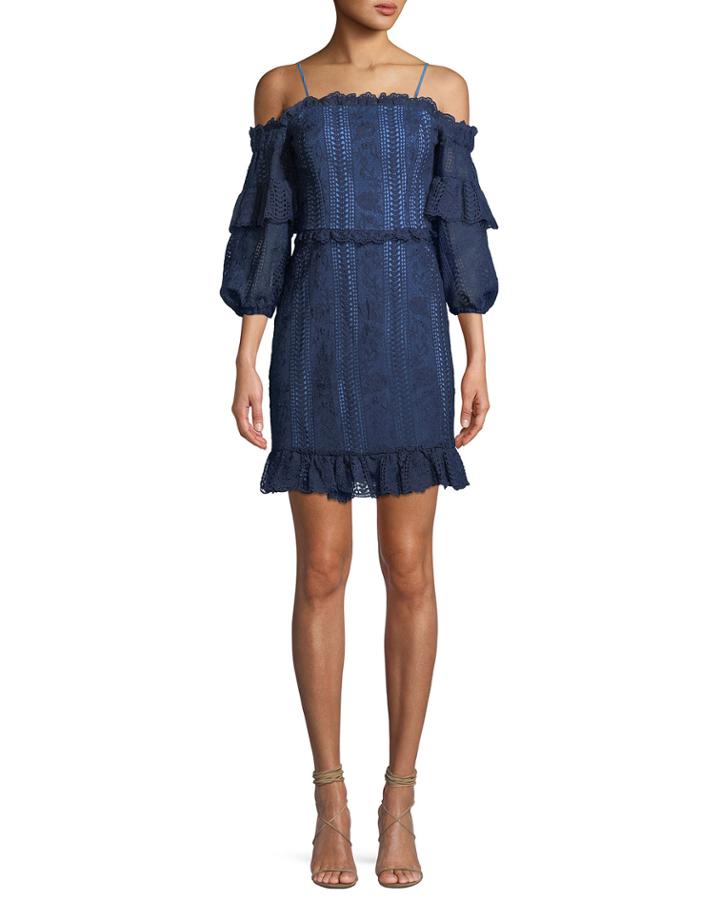 Irma Lace Cold-shoulder