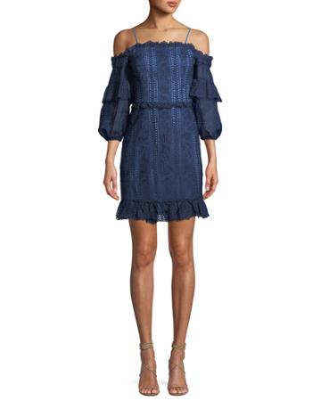 Irma Lace Cold-shoulder