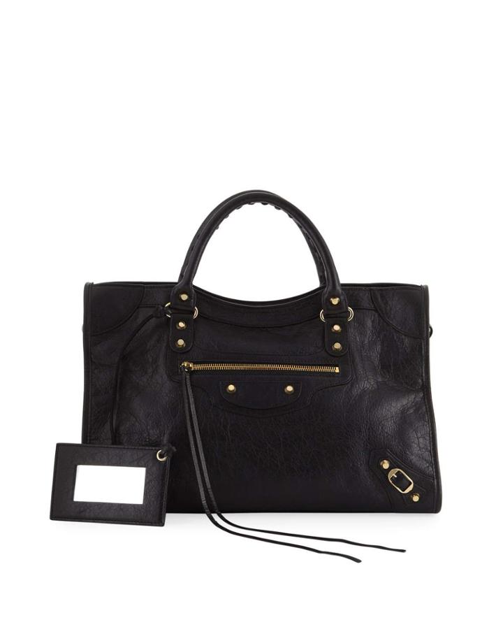 Classic City Golden Lambskin