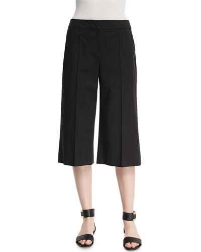 Kenmare Cropped Crepe Culottes