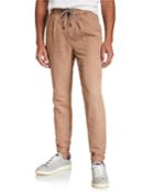 Men's Pleated Linen/cotton Gabardine Pants