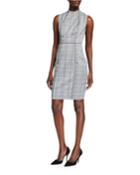 Plaid High-neck
