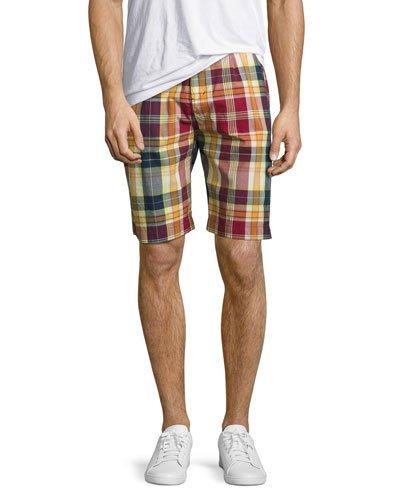 Plaid-print Cotton