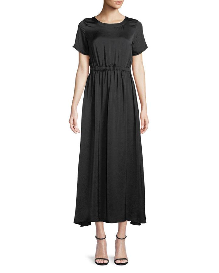 Short-sleeve Elastic-waist
