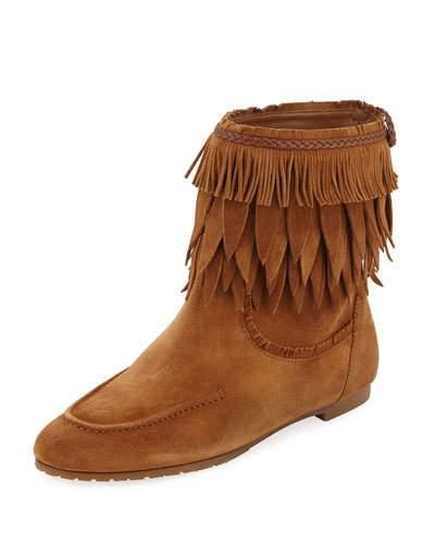 Tiger Lily Fringe Bootie,