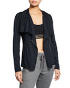 Maxine Asymmetric-zip Cardigan