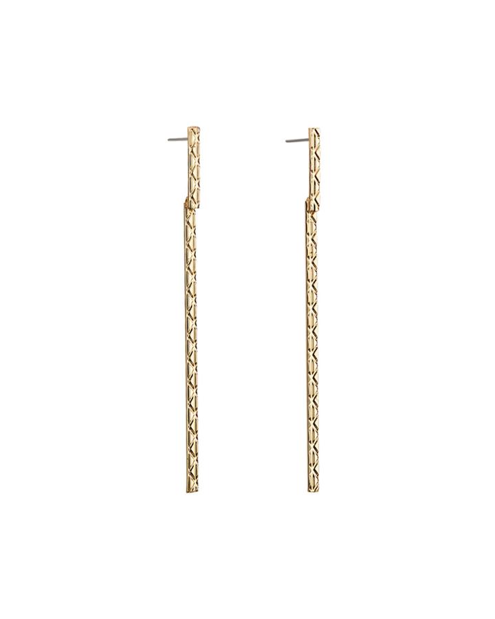 Textured Linear Earrings