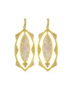 Mother-of-pearl Eyelet Earrings
