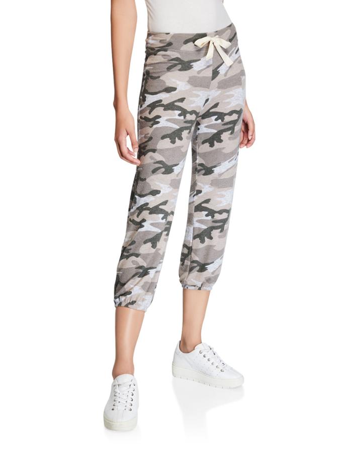 Basic Camo-print Cropped