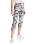 Basic Camo-print Cropped