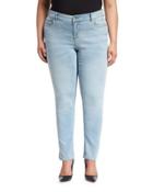 Five-pocket Skinny Jeans, Blue,