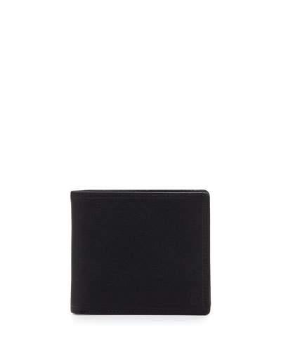 Logan Leather Bi-fold Wallet, Black