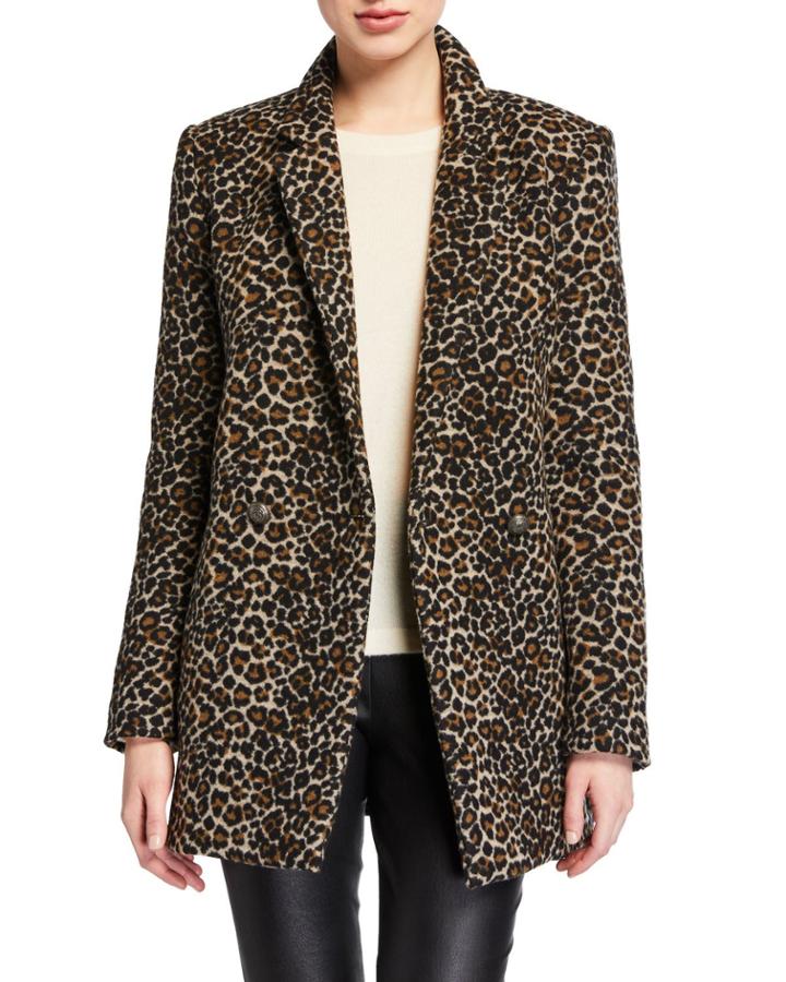 Shadow Animal-print Blazer