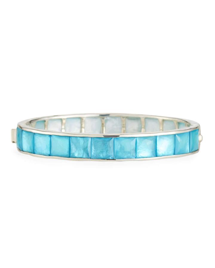 Wonderland All-stone Hinge Bracelet In Ice