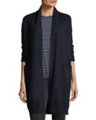 Cashmere Open-front Coat