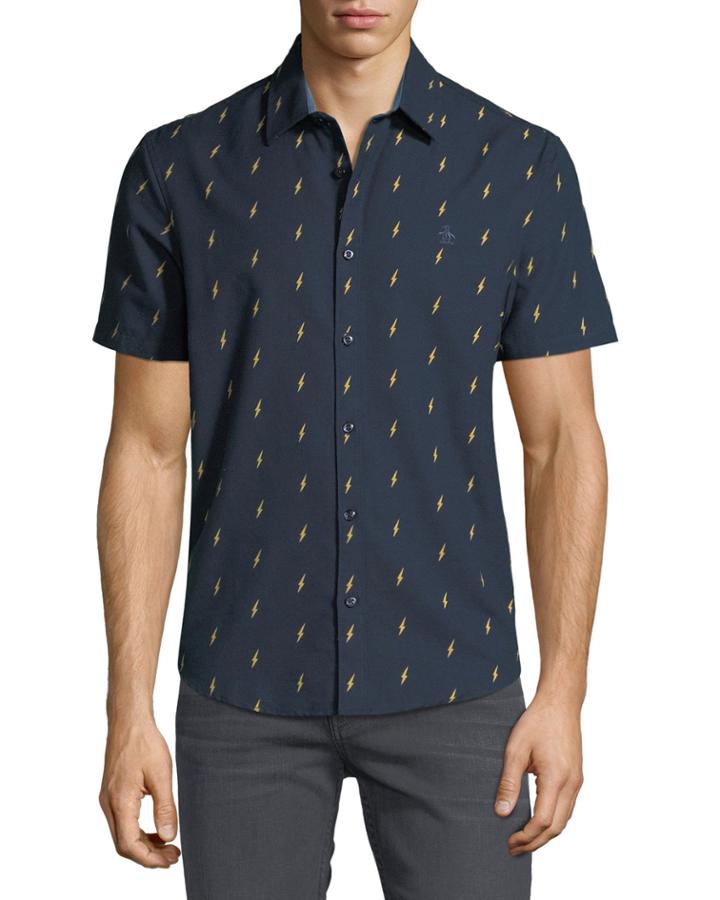 Men's Lightening Bolt Short-sleeve