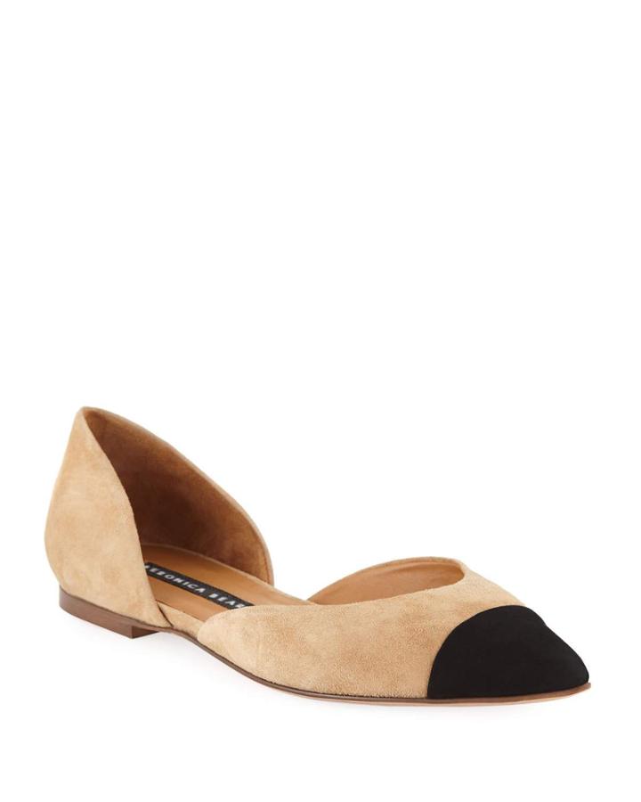 Leonie Suede Ballet Flats