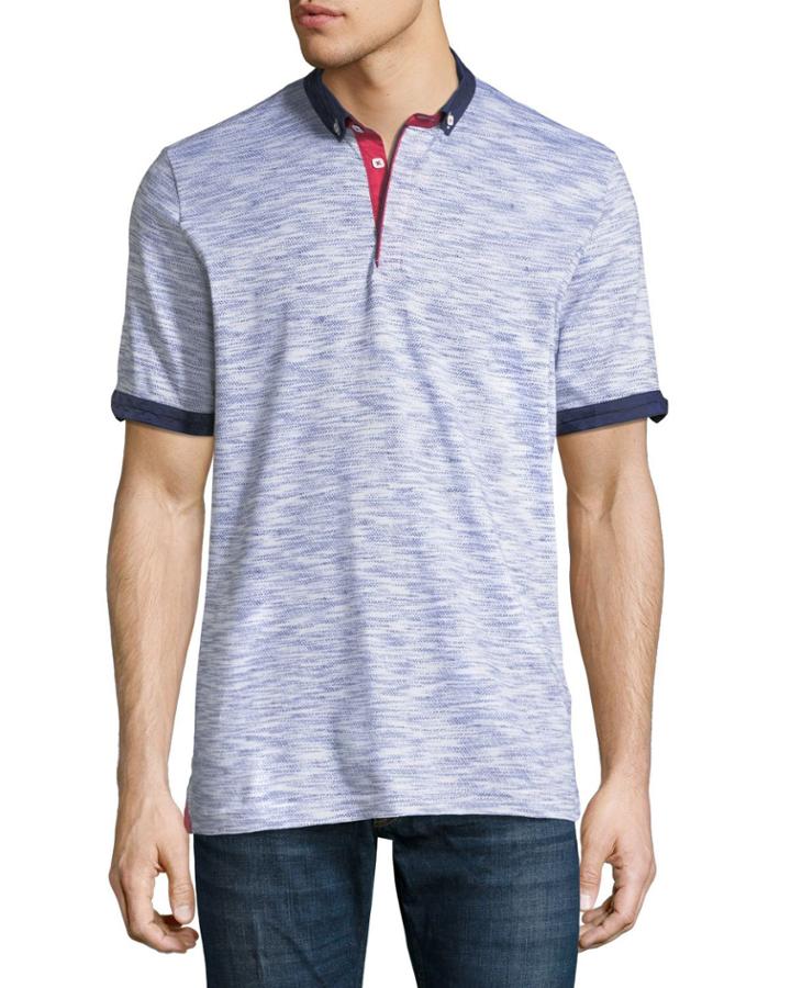 Variable Jersey Contrast-trim Polo
