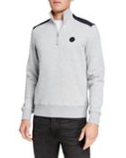 Men's 1/4-zip Nylon-shoulder