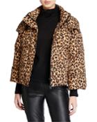 Casper Leopard-print Puffer Jacket