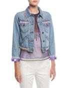 Beaded Denim Jacket