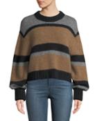 Magda Striped Alpaca Pullover