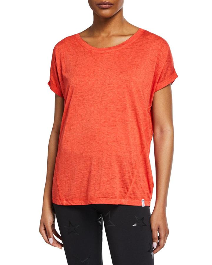 Cool Wash Seamed Dolman Tee