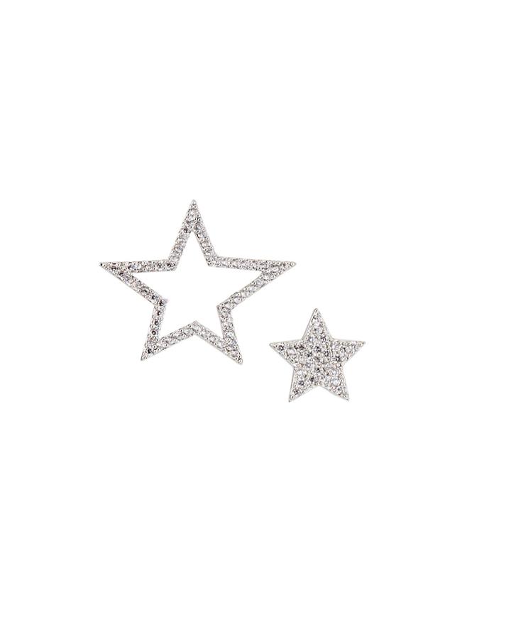 Mismatch Star Stud Earrings,