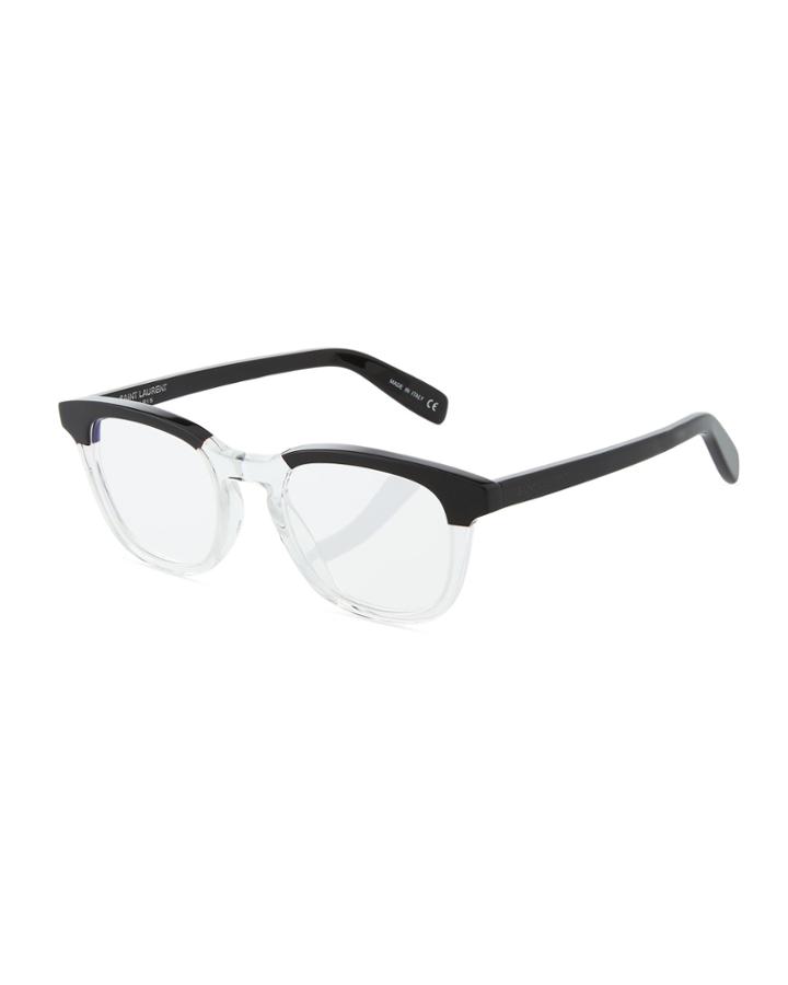 Round Two-tone Acetate Optical Glasses
