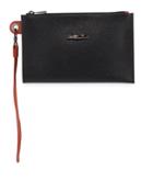Roseau Leather Wristlet Clutch Bag