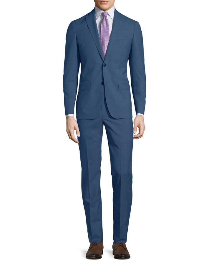 Slim-fit Wool-melange Two-piece