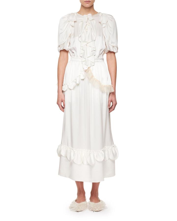 Ruffled Silk