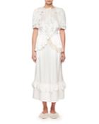 Ruffled Silk