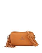Mila Leather Tassel Crossbody Bag,