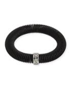Kai Coiled Bracelet, Black