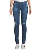 Rev Super-skinny Distressed Crop Jeans
