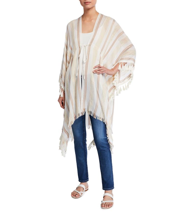 Cover-up With Tassel Trim