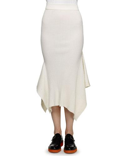 Ribbed Flounce