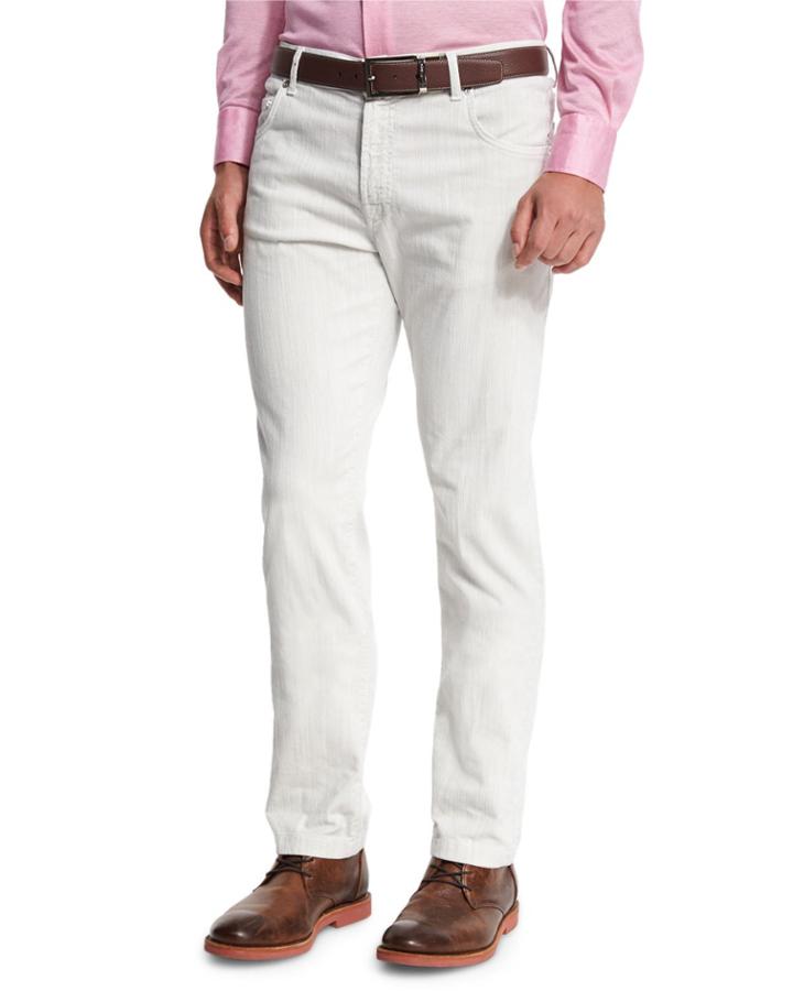 Washed Corduroy Pants, Light Camel/ivory