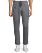Drawstring-waist Pull-on Jogger Pants