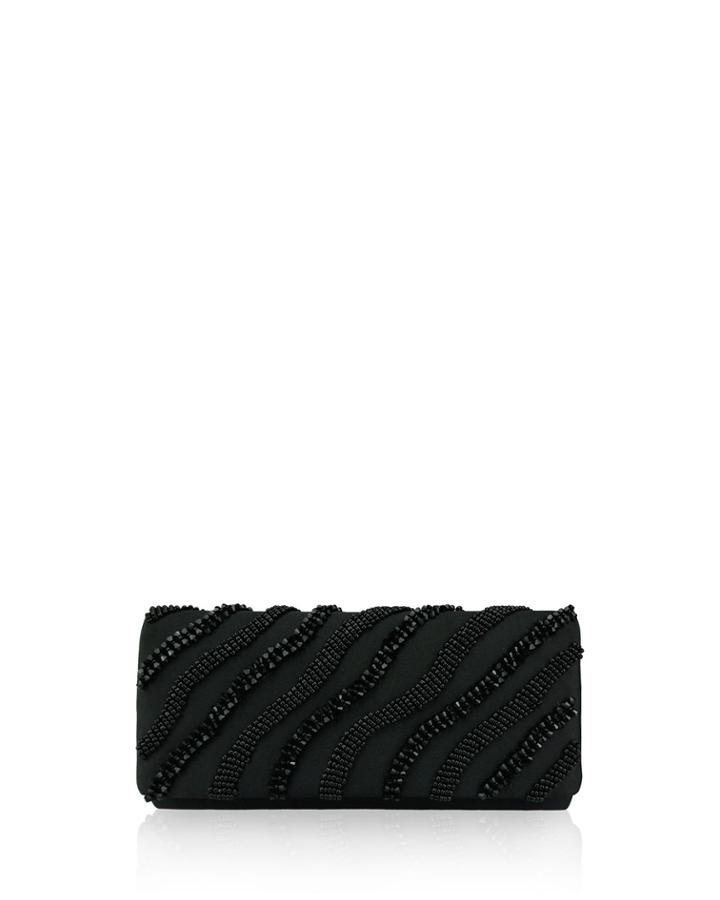 Wave Beaded Clutch Bag