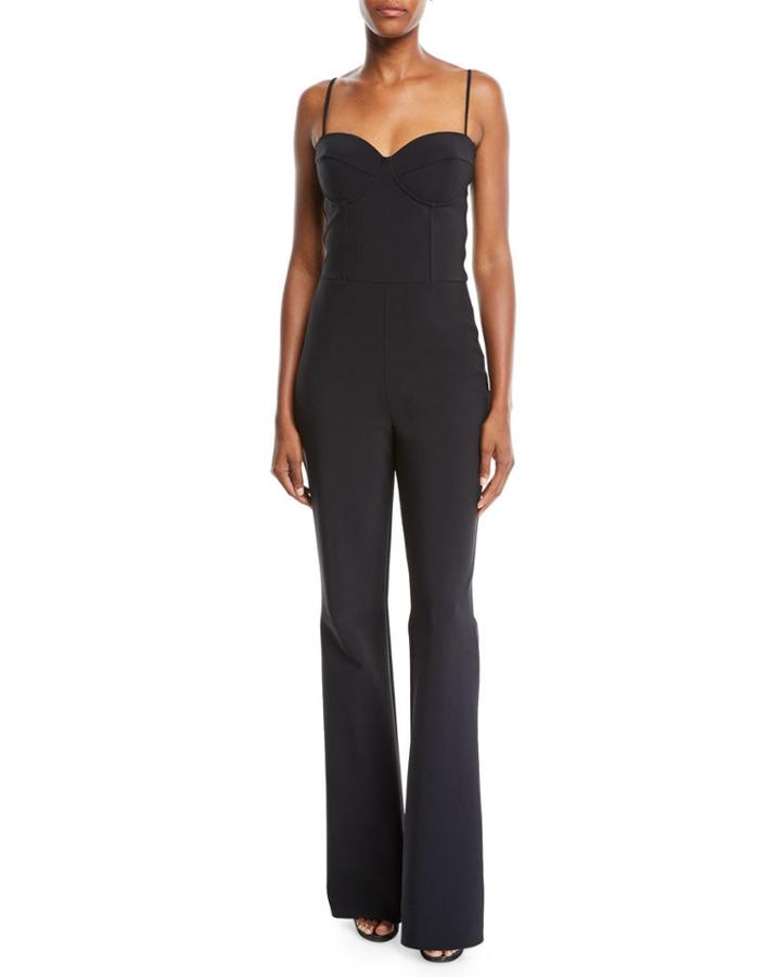 Diony Bra-top Jumpsuit W/ Flared