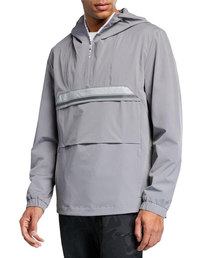 Men's Reflective Hooded Anorak