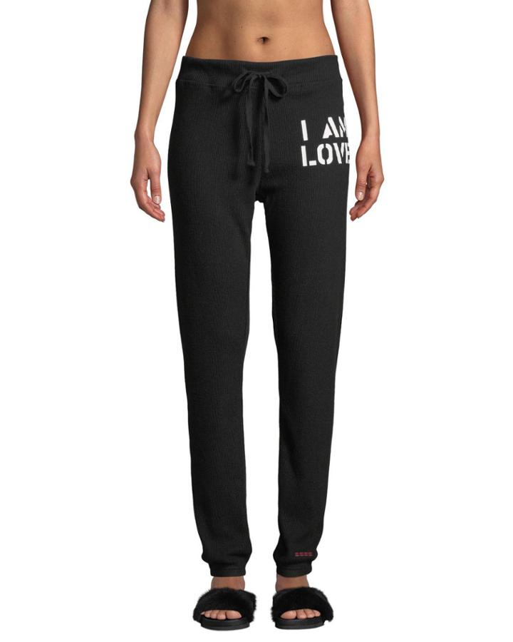 I Am Love Ribbed Comfy Pants