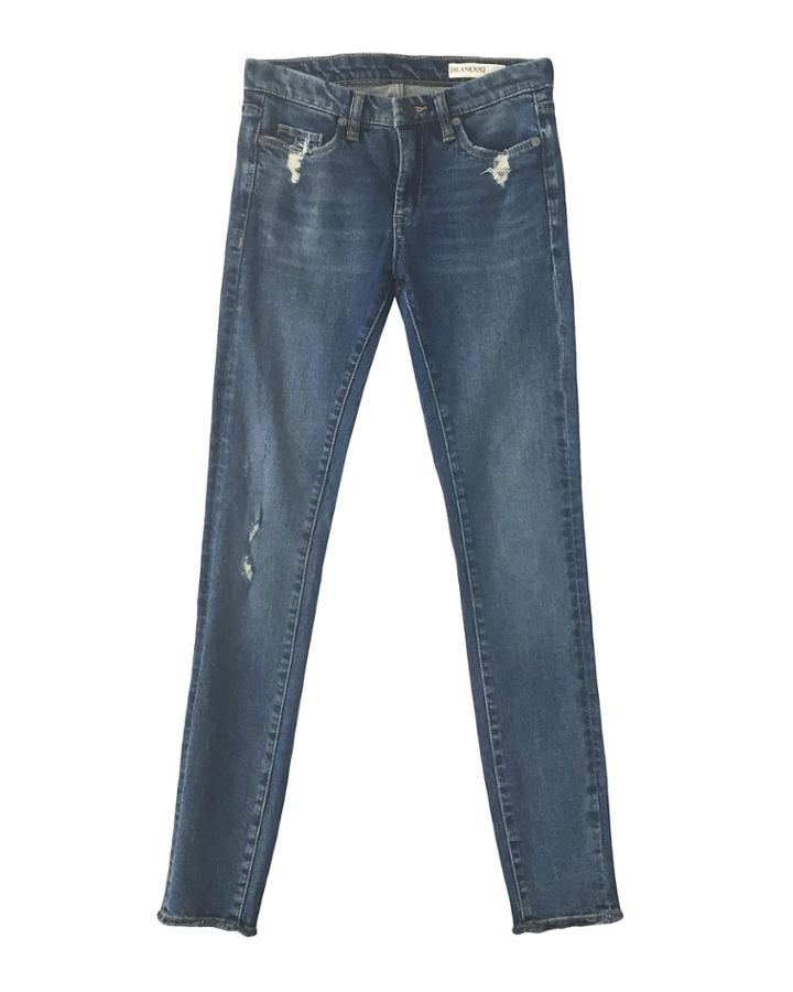 Girls' Mind Games Distressed Denim Jeans